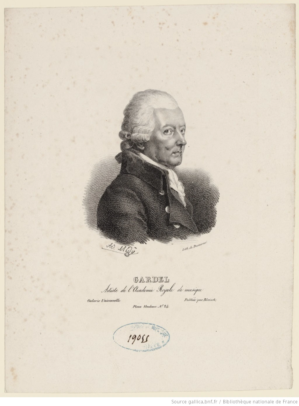 Gardel, Maximilien Léopold Philippe Joseph